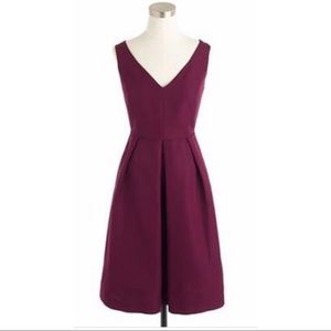 NWT J. Crew Kami Dress in Burgundy